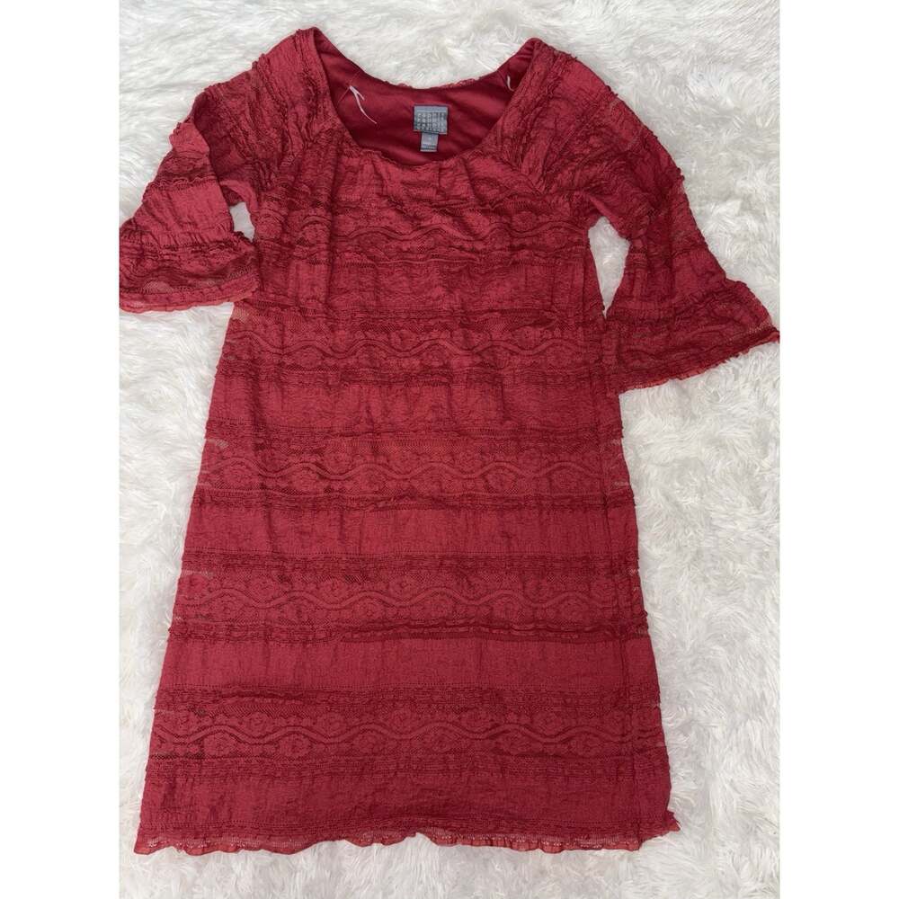 Rabbit Rabbit Rabbit Designs 10 Pink Lace Dress. Pretty, Exc. Quality - Picture 2 of 10